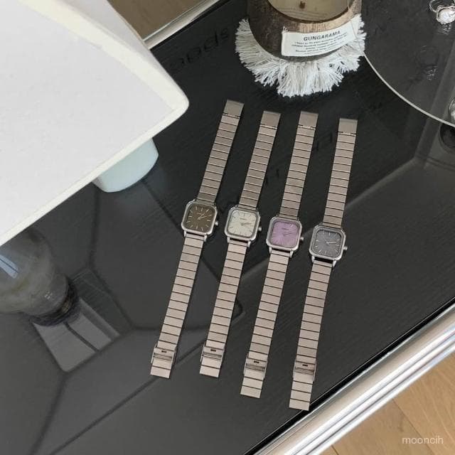 偉偉有道 手錶女輕奢小衆高級氣質感簡約學生精緻職場休閒百搭竹節方形女錶