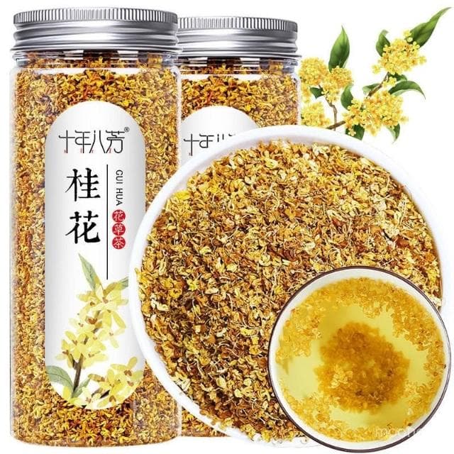 淘甄選好物【濃香桂花茶】正品桂花幹無硫金桂茶葉廣西特産花草茶35g/罐