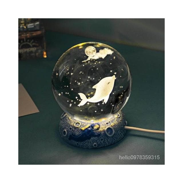 💗台灣熱賣💗聖誕節水晶球小夜燈生日禮物高級感實用女生閨蜜女孩子男朋友畢業禮物水晶球禮物情人節禮物送女朋友閨蜜禮物