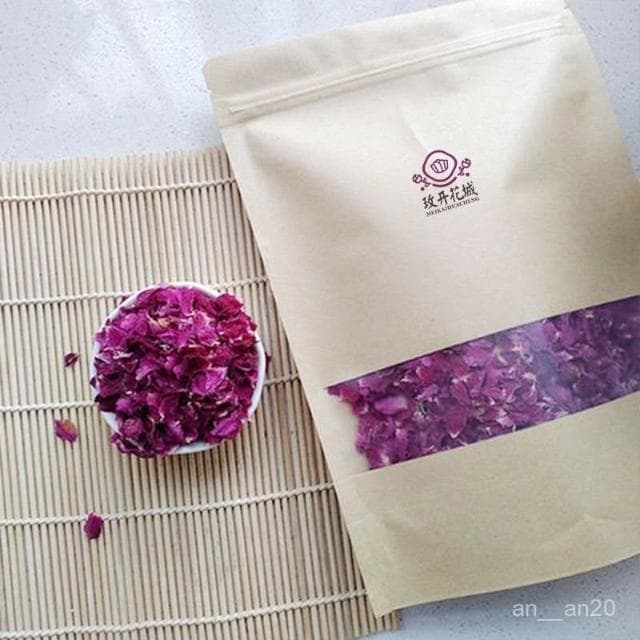 平陰玫瑰花瓣食用玫瑰幹花瓣玫瑰花茶低溫泡水做阿膠糕牛軋糖