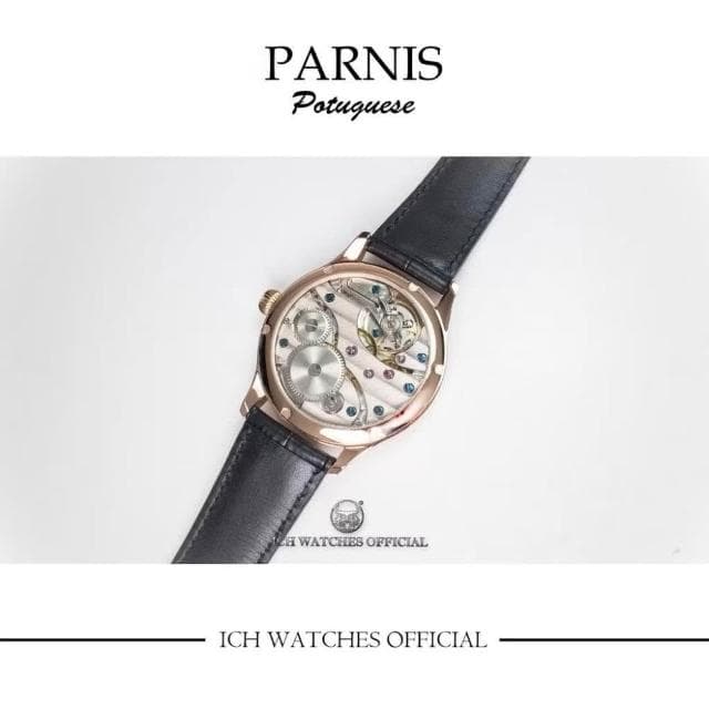 ICHco 實體門市 瑞士Parnis Portuguese葡萄牙系列機械錶-男錶女錶飛行錶父親節禮物情人節禮物生日