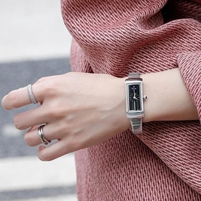 【MoonDy】手錶 石英錶 小錶盤 鋼帶手錶 氣質手錶 女士腕錶 韓版手錶 時尚百搭 簡約 優雅 高級感 送女生