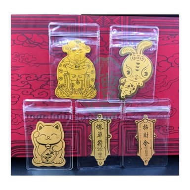 手機貼 招財貓 財神 爆單符 招財令 過年小贈品 贈品 交換禮物 招財