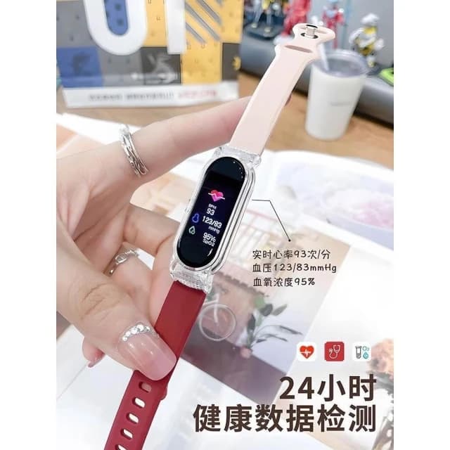 適用於小米9pro智能手環運動計步女款初高中學生高級手錶2025新款