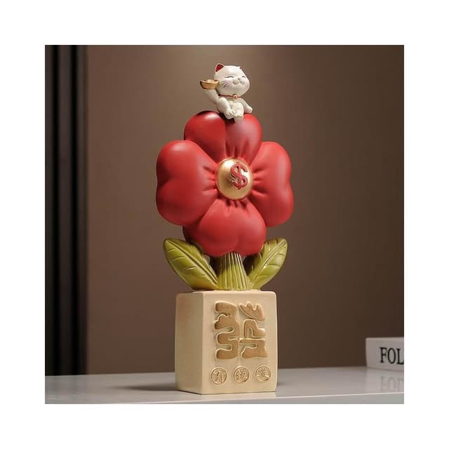 有錢花擺件招財店鋪收銀前臺開業客廳玄關電視櫃桌面裝飾喬遷禮物