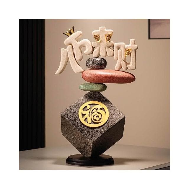 八方來財招財小熊擺件辦公室玄關客廳酒櫃裝飾品喬遷之喜開業賀禮