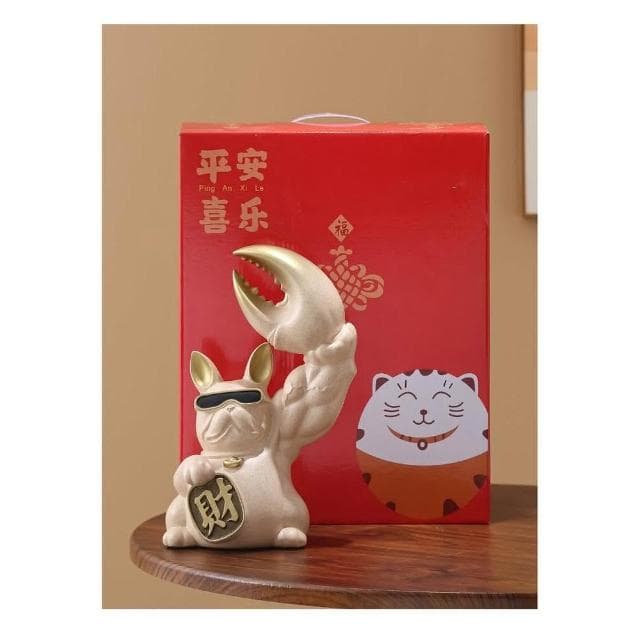招財貓2025新款入戶擺件家用旺宅開業禮物健身房前臺辦公室裝飾品