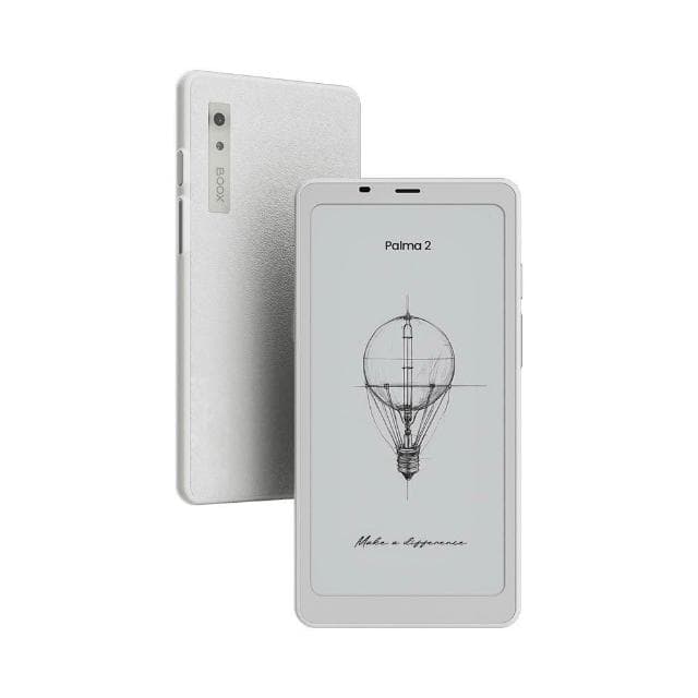 【BOOX 文石】BOOX Palma 2｜6.13 吋手機型電子紙閱讀器(輕羽白)，翻頁式皮套 ★全新現貨★