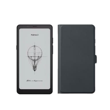 【BOOX 文石】BOOX Palma 2｜6.13 吋手機型電子書閱讀器(爵士黑)，翻頁式皮套 ★全新現貨★