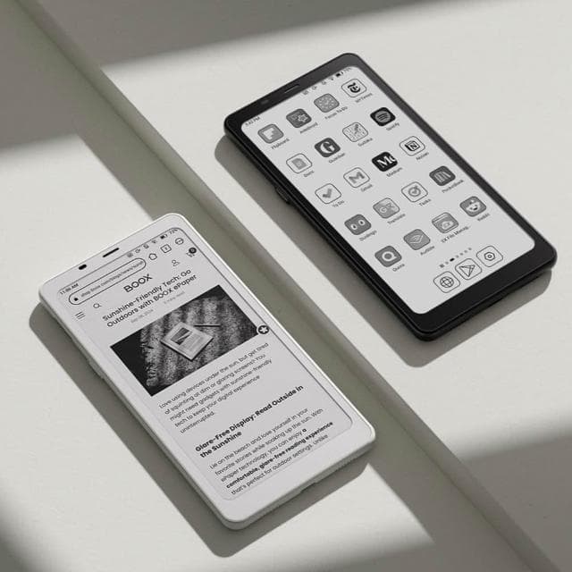 【BOOX 文石】BOOX Palma 2｜6.13 吋手機型電子紙閱讀器(輕羽白)/保護殼 ★全新現貨★
