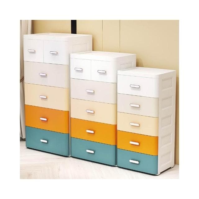  塑膠  衣服 收納櫃 抽屜式 多層 可移動 嬰兒櫃子 儲物櫃 加深