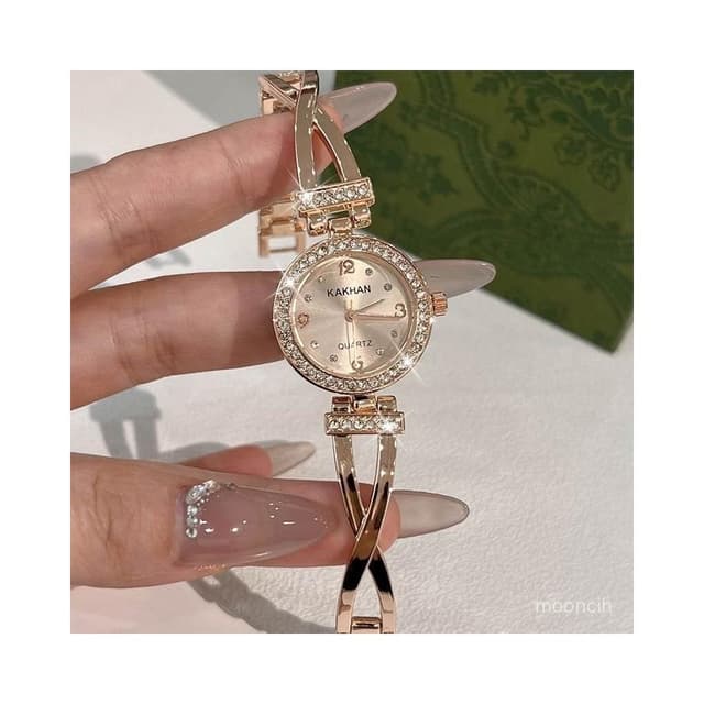 偉偉錶錶 網紅ins風輕奢小衆女士手錶時尚高級小巧手鏈女錶生日禮物石英錶