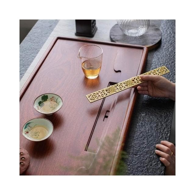 茶盤新款家用整塊花梨木實木茶託盤 小型茶臺茶具紅木茶海