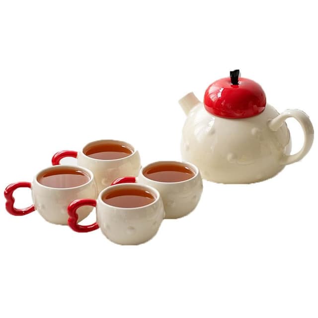 小慕KOGURE 茶具套裝 陶瓷 泡茶壺 茶具組 家用 防燙 茶壺茶杯 禮盒包裝