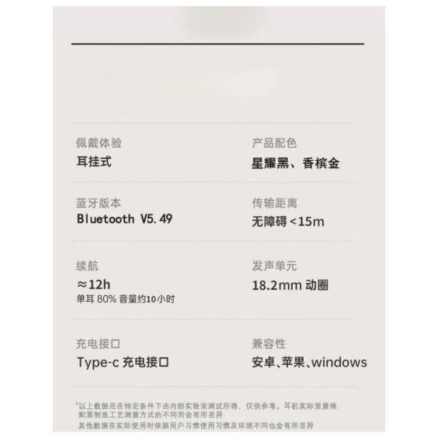 無線藍芽耳機 耳掛式藍芽耳機 不入耳 柏林之聲 降噪藍芽無線耳機 運動耳機 防水耳機 通話耳機 適用蘋果安卓 藍牙耳機