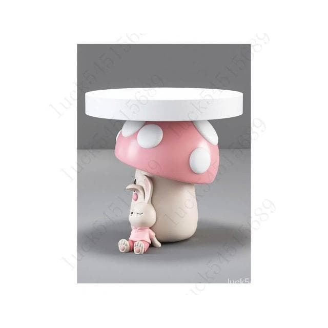 優選/免運 可開票~蘑菇 茶幾 落地擺件傢居飾品客廳沙髮邊幾臥室床頭櫃喬遷禮物