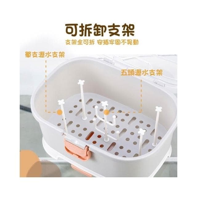 朵朵家居 奶瓶收納箱 餐具收納箱 奶嘴收納 大容量好分類｜育兒必備 整齊不凌亂 媽媽推薦實用收納箱