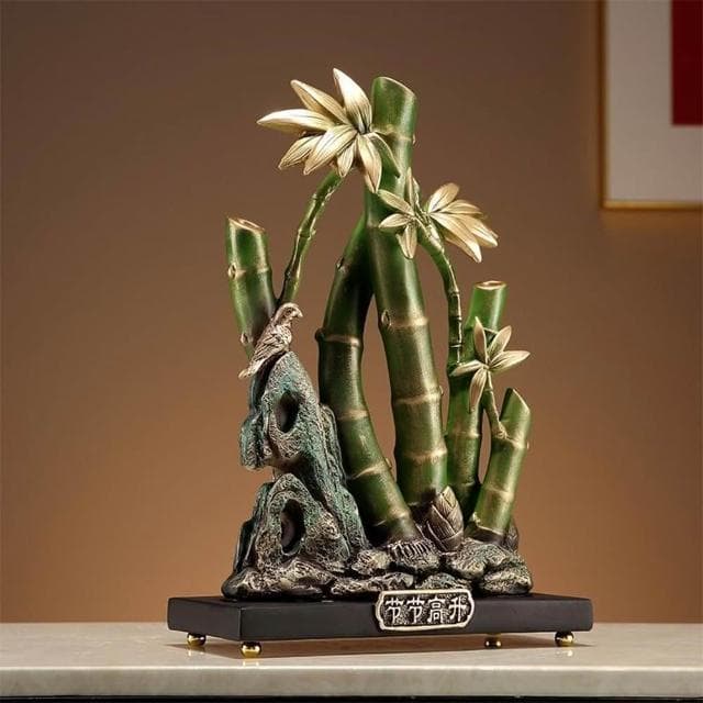 節節高升竹子擺件招財如意客廳玄關裝飾品喬遷辦公室禮物開業禮品CJY