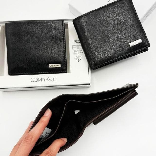 【Calvin Klein】Calvin Klein 皮夾禮盒 現貨 CK 防盜 銘版 零錢袋 質感 真皮 禮盒 皮夾 短夾 送禮 錢包 @9041