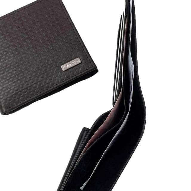 【Calvin Klein】Calvin Klein 皮夾禮盒 現貨 CK 防盜 銘版 零錢袋 質感 真皮 禮盒 皮夾 短夾 送禮 錢包 @9041