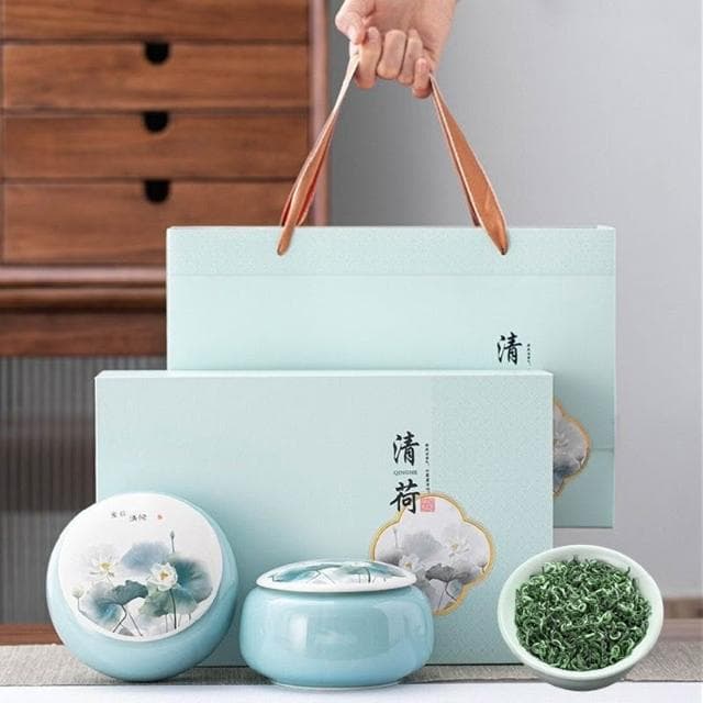 2025年新茶碧螺春茶葉綠茶葉花果香250克禮盒裝送禮長輩送禮佳品