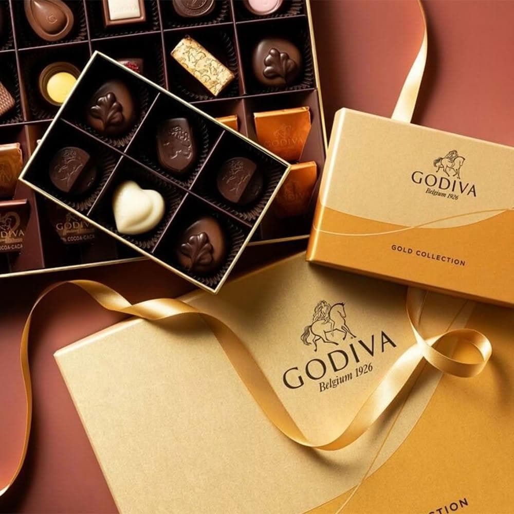 【GODIVA】金裝巧克力禮盒 6入 9入 15入 25入 夾心巧克力 片裝巧克力 巧克力禮盒