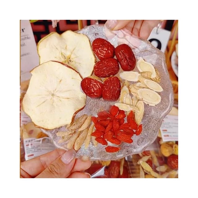 蘋果黃芪水紅棗枸杞麥冬素顏組合泡水喝茶包水果茶
