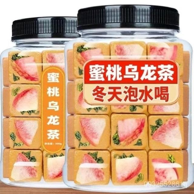 阿四嫂    蜜桃烏龍蜂蜜冰糖獨立裝凍乾果茶水蜜桃混閤型沖泡水果茶女生零食