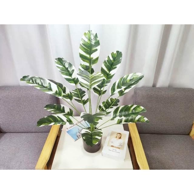 仿真植物 發票現貨 仿真盆栽 園藝 仿真植物 白斑龜背芋 斑葉龜背芋 仿真龜背芋 仿真室內植物 龜背芋 斑葉