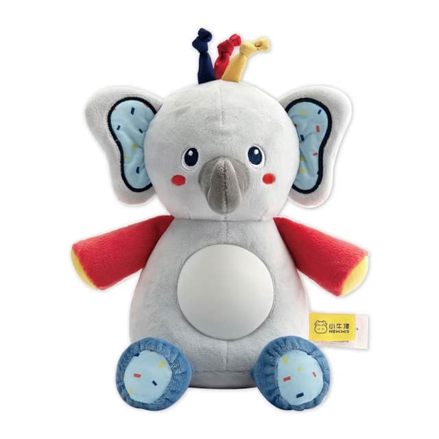 【小牛津】「抱抱小Q象」音樂寶貝|安撫玩具|聖誕禮物|彌月禮物 麗兒采家