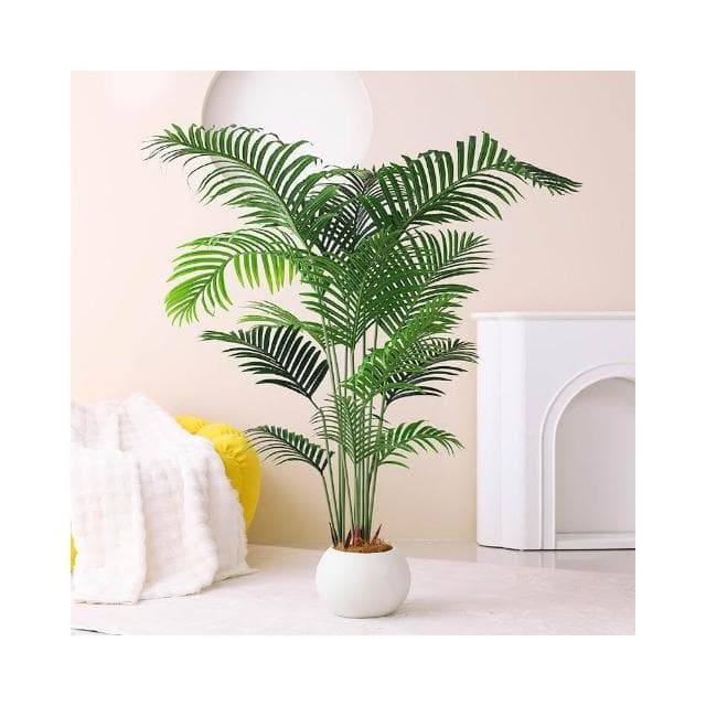 暖巢家居 ♥️仿生散尾葵 仿真綠植 輕奢裝飾 客廳落地仿生盆栽 室內植物 造景樹 擺件假花