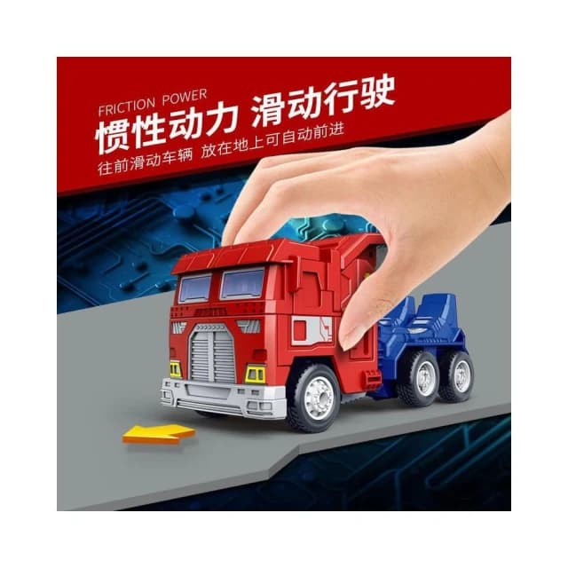 兒童汽車變形擎天機器人玩具小男孩子喜歡新款機甲送兒童生日禮物