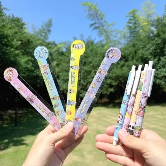 文具組 生日禮物 學生禮物 拉布布可愛兒童生日伴手禮盒labubu實用文具套裝幼兒園小學生禮物