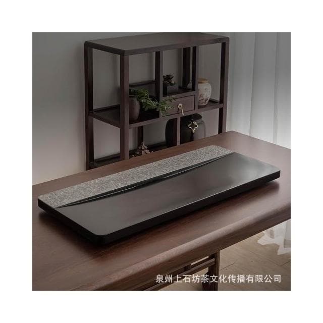 廠家直發 免稅 家用辦公烏金石茶盤 功夫茶具石茶海 大號茶臺簡約石茶盤