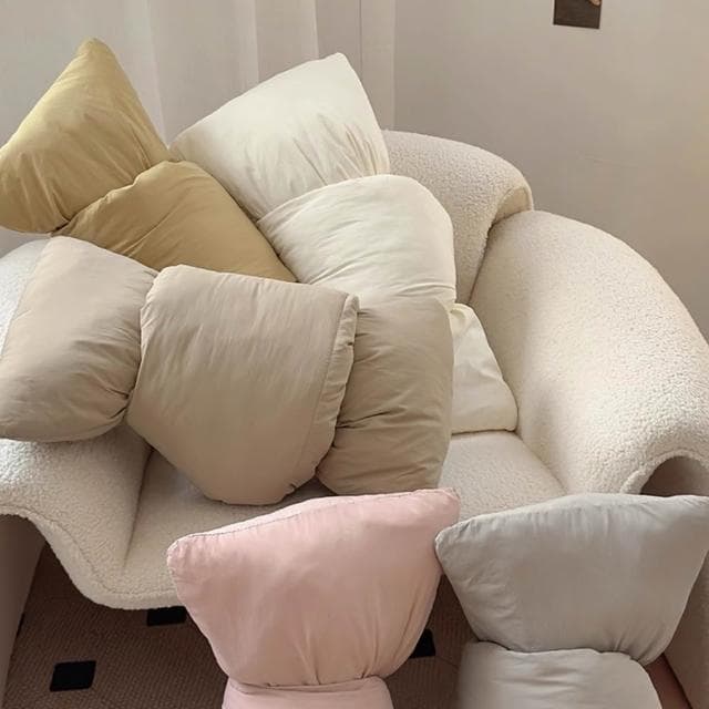 【Arvo Home 蒔桄家居】大蝴蝶結の萌系抱枕 (沙發靠墊 交換禮物  蝴蝶結抱枕 沙發抱枕 舒壓抱枕 多功能抱枕）