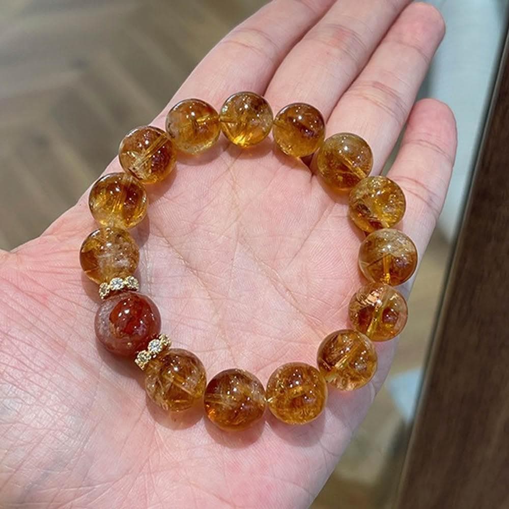 【LEEHER】虎眼石手鍊/天然水晶/手串/本命年/黃塔金/天然石/招財手鍊/能量水晶/開運手串/串珠手鍊/禮物