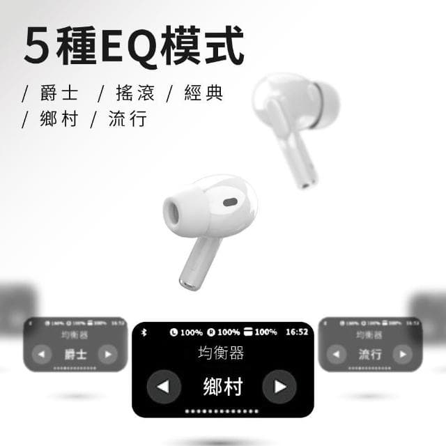 【DTAudio】聆翔 全彩觸控藍牙耳機 彩色螢幕 ANC主動降噪 藍芽耳機 無線耳機 遊戲耳機 電競耳機 空間音效