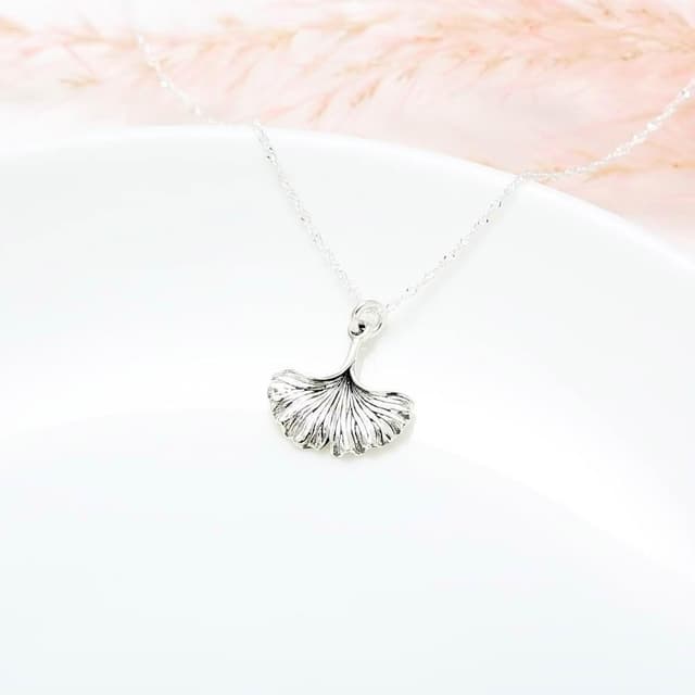 【Angel & Me】銀杏 葉 s925 純銀項鍊 女友 生日禮物 聖誕節禮物