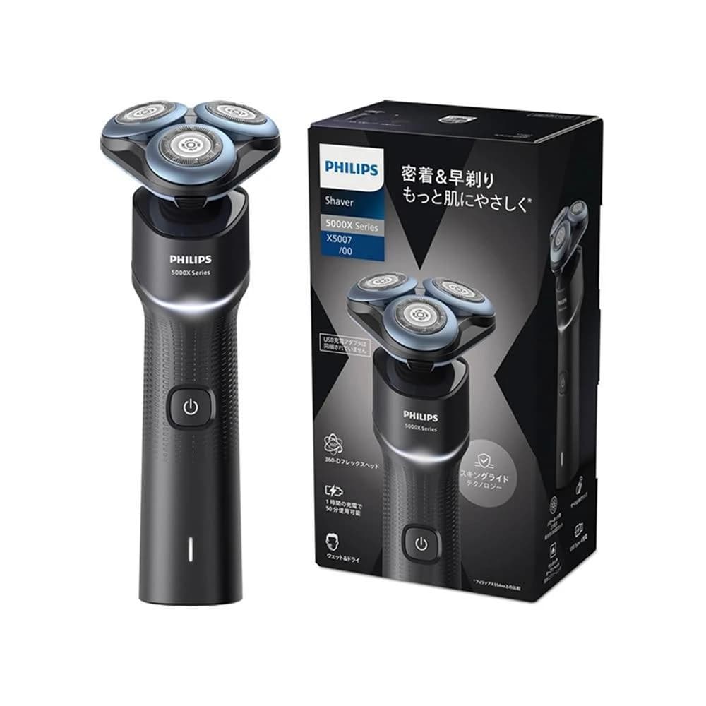 【Philips 飛利浦】電動刮鬍刀 電鬍刀 5000X系列 男性用 X5007/00 黑色 日版