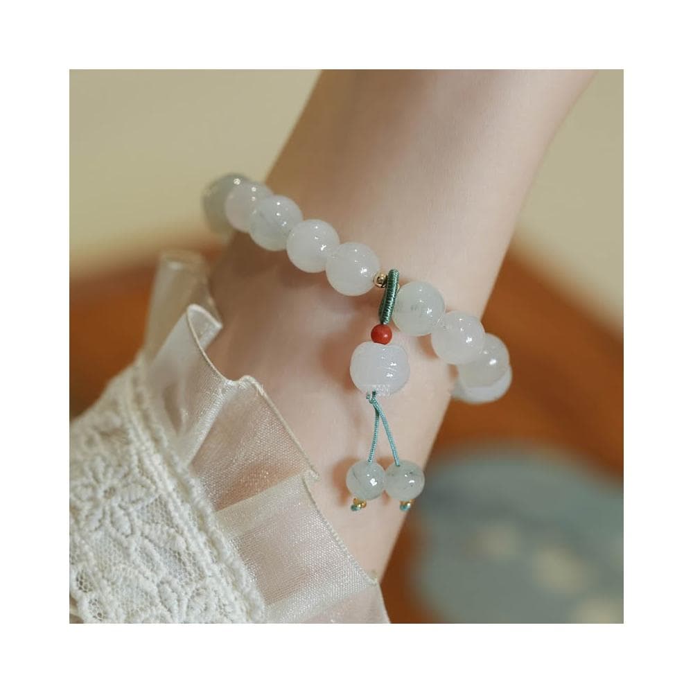 🎗飾間首飾鋪 天山翠手串珠飾品寶顯白百搭水晶手鍊首飾