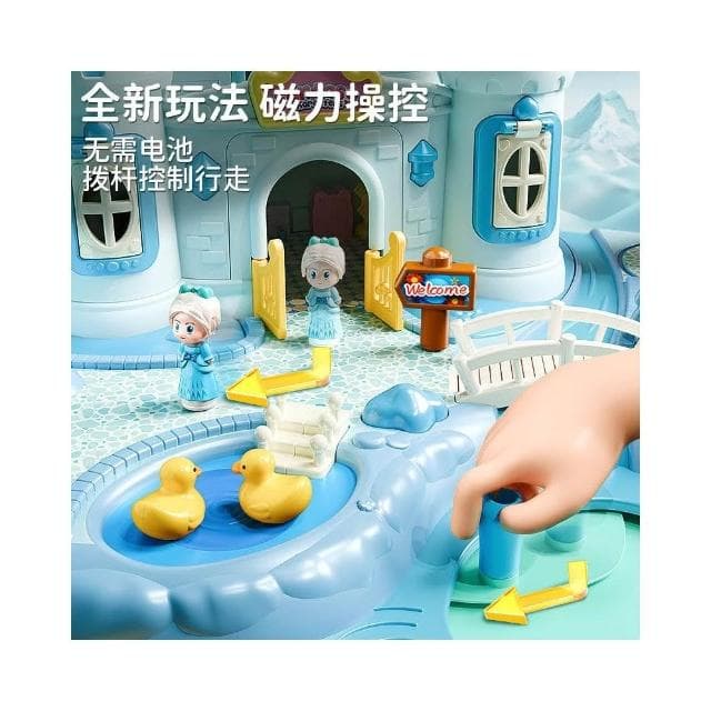 新款過家家磁力玩具公主娃娃屋小玩偶女孩子女童別墅套裝生日禮物