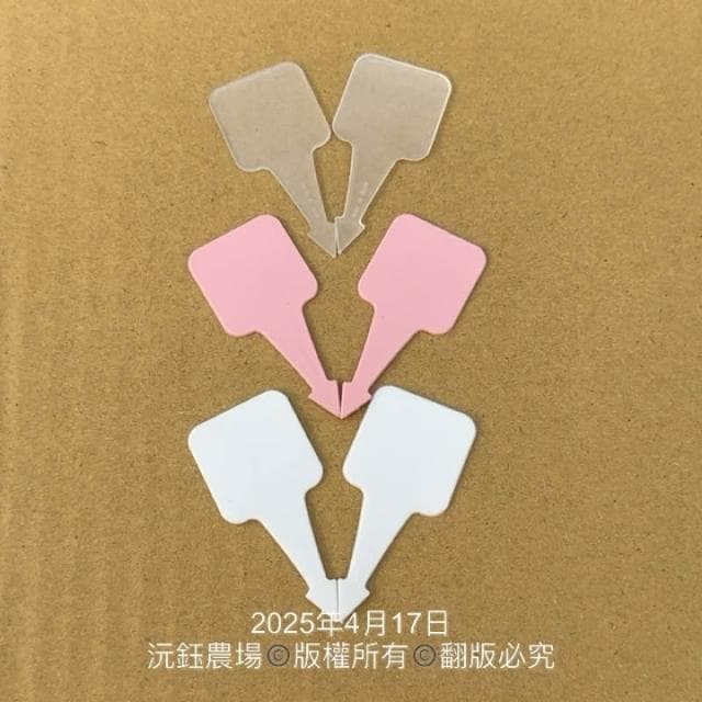 沅鈺農場   資材   小惡魔標籤 箭頭造型標籤 箭頭花牌 PP材質標籤 花牌 植物標籤 名牌 標示 園藝 花盆 盆栽