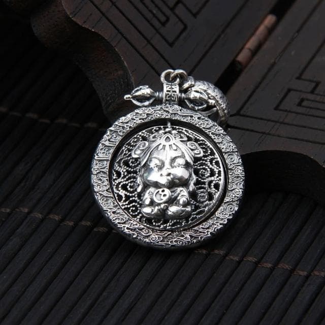 【巴黎精品】現貨+預購 S925手工純銀吊墜子足銀項鍊泰銀項鏈首飾復古情人節禮物-鏤空設計男女飾品a1kj32