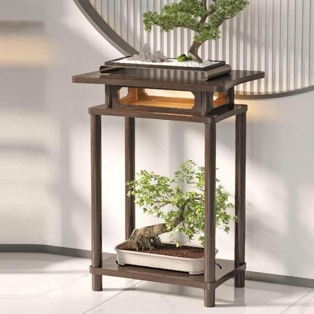 花盆架 植物架 聚寶盆架 盆栽架 裝飾架 藝品架 花瓶架 財位桌 花臺 四方花臺 客廳置物架 客廳置物臺