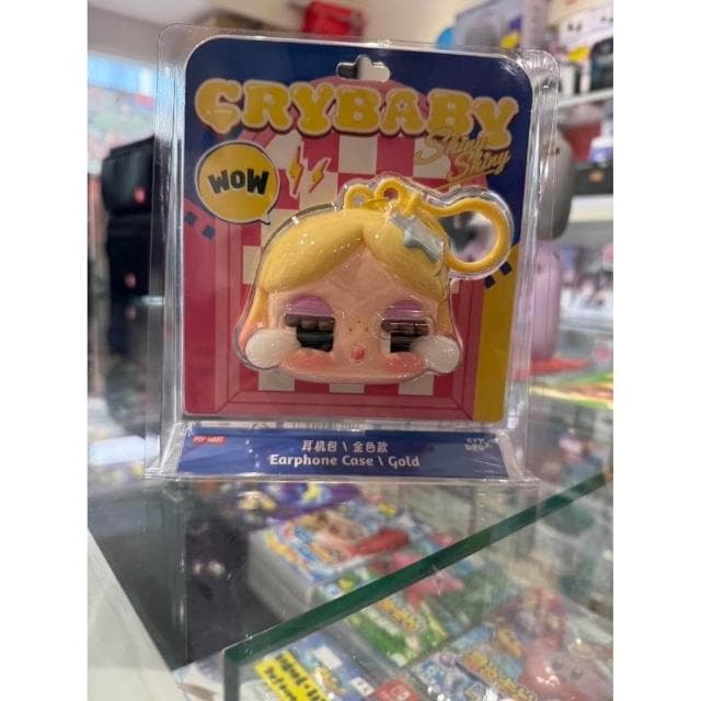 【POPMART 泡泡瑪特】CRYBABY SHINY SHINY系列-耳機包 可愛耳機包禮物 裝飾 吊飾 掛飾 全新 哭娃 