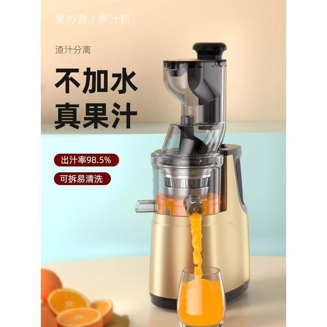 榨汁機家用渣汁分離水果全自動小型果蔬果肉多功能炸果汁機原汁機