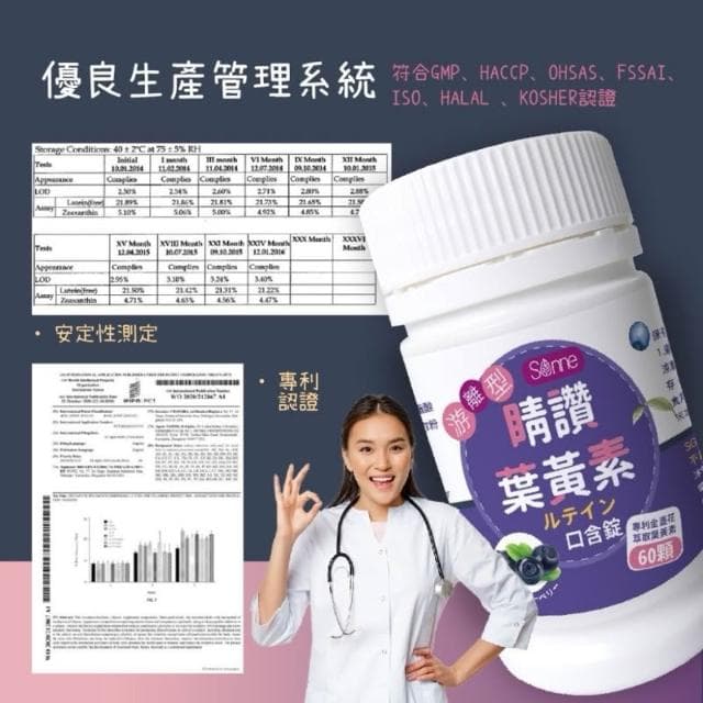  🔥現貨 睛讚葉黃素口含錠(藍莓風味) 60顆 Sonne 對抗3C的保養品 全家人都能吃