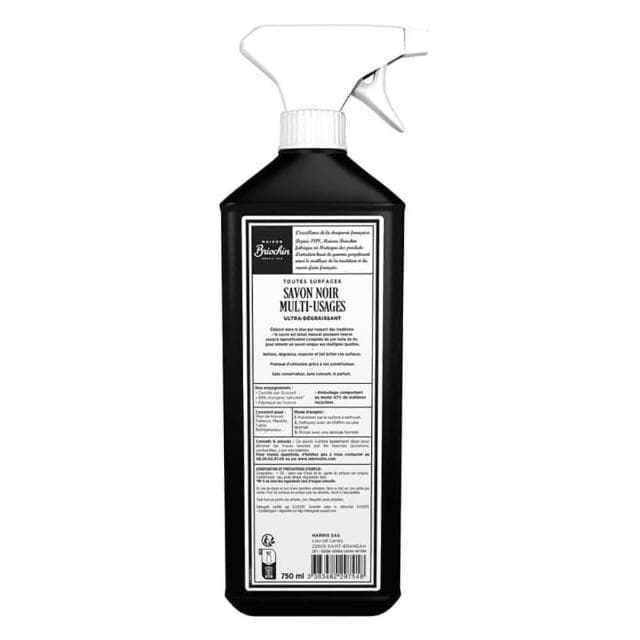 Maison Briochin 黑牌碧歐馨 多功能黑皂液 750ml (去污去漬/廚房清潔/萬用清潔劑/沙發清潔)