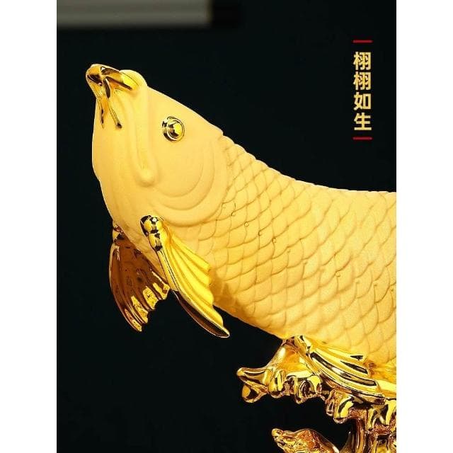 財富金龍魚擺件招財客廳辦公室酒櫃前臺裝飾品公司喬遷開業禮物