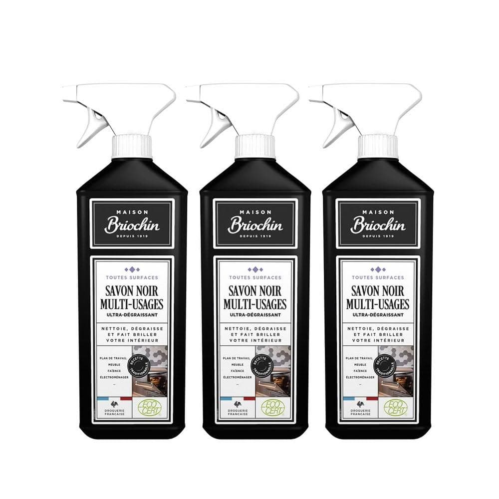 Maison Briochin 黑牌碧歐馨 多功能黑皂液750ml-3入組 (廚房清潔/萬用清潔劑/沙發清潔)
